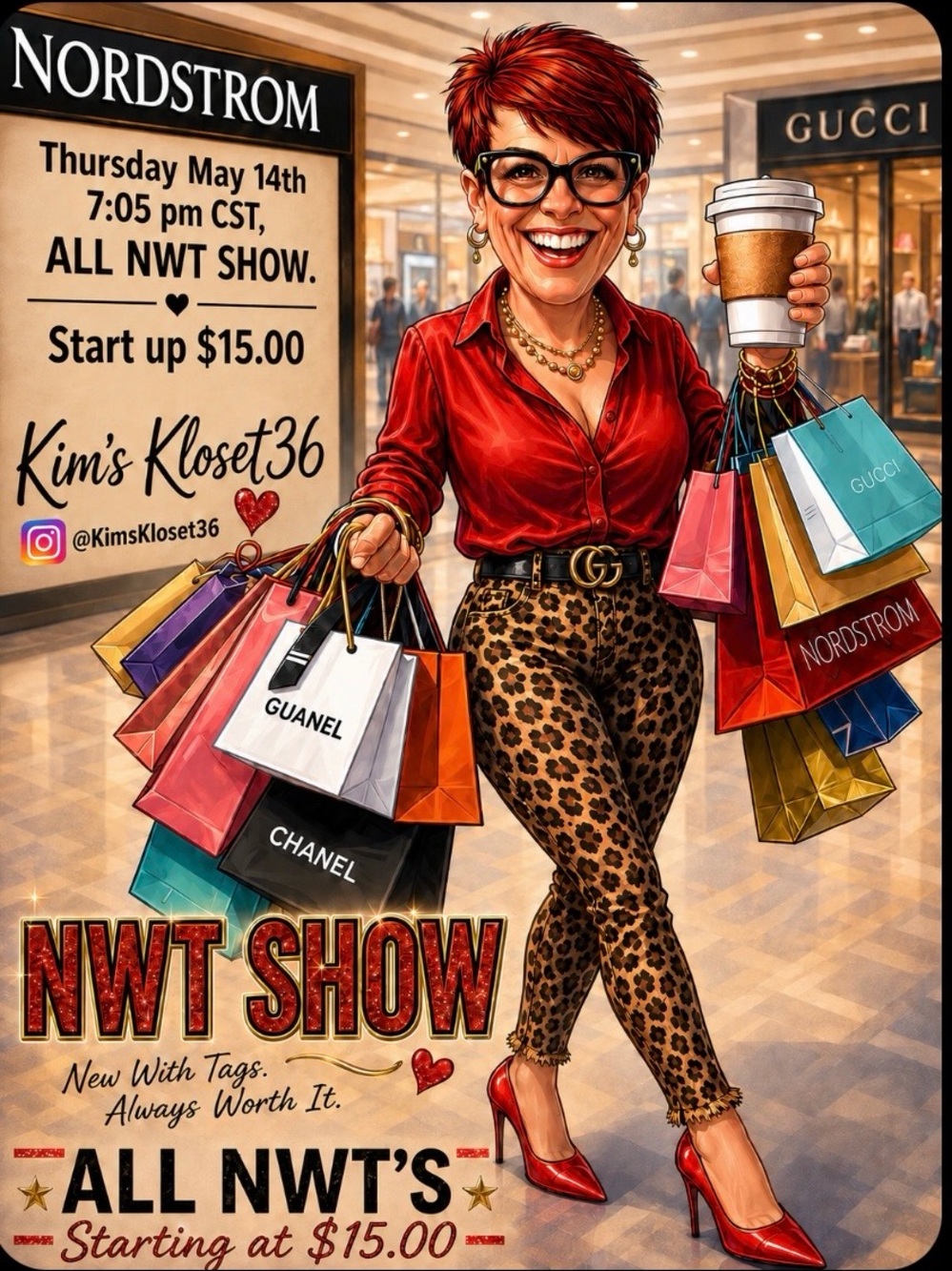 Stop by and check out my love show,  all NWT’S